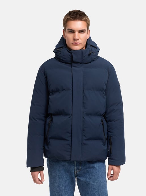 Stone Harbour Herren Steppjacke Nerioo – hüftlang, mit Kapuze & Knopfleiste - Image 5