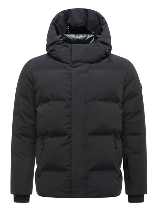 Stone Harbour Herren Steppjacke Nerioo – hüftlang, mit Kapuze & Knopfleiste - Image 1