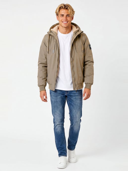Alessandro Salvarini Herren Winterjacke AS-431 – Warm, Mit Teddyfellfutter & Kapuze - Image 5
