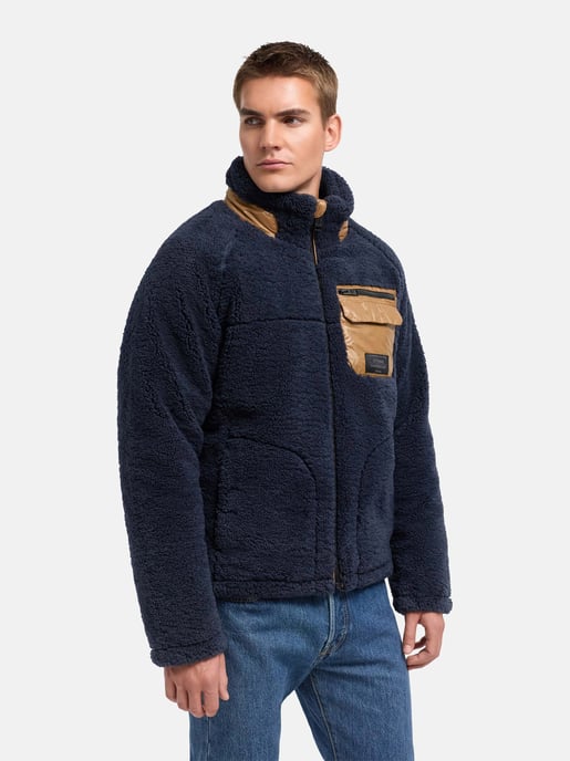 Stone Harbour Herren Teddyjacke Sorees – Sherpa-Fleeceblouson mit Steppfutter - Image 6