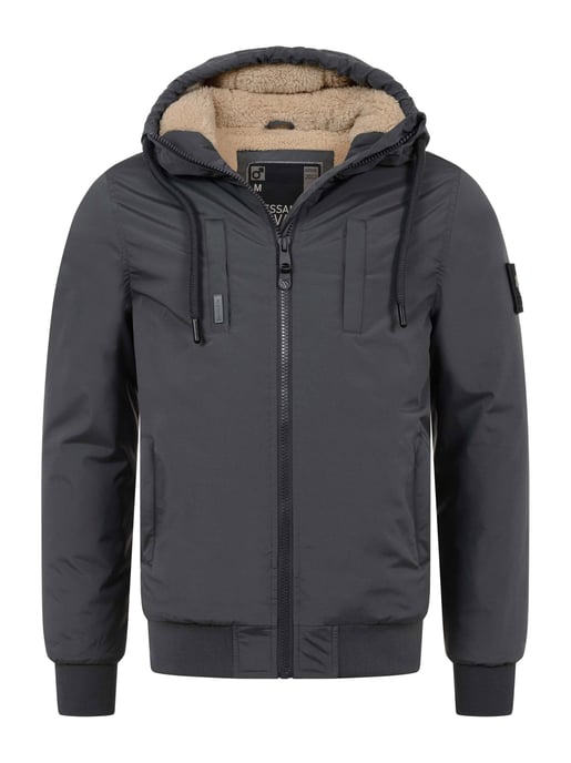 Alessandro Salvarini Herren Winterjacke AS-431 – Warm, Mit Teddyfellfutter & Kapuze - Image 1