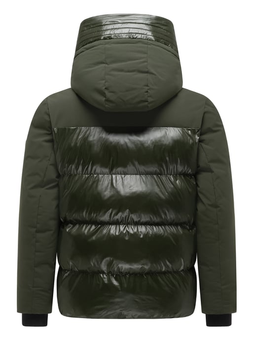 Stone Harbour Herren Steppjacke Nerioo – hüftlang, mit Kapuze & Knopfleiste - Image 3
