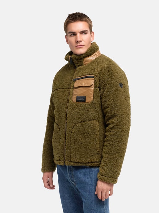 Stone Harbour Herren Teddyjacke Sorees – Sherpa-Fleeceblouson mit Steppfutter - Image 5