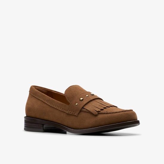 Hana Loafer Walnut Suede Schuhe - Image 4