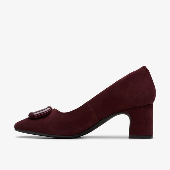 Fernie Trim Merlot Suede Schuhe - Image 2