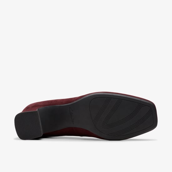 Fernie Trim Merlot Suede Schuhe - Image 3