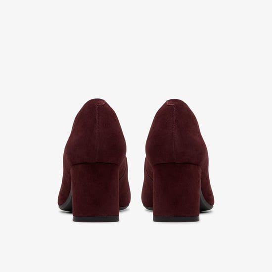 Fernie Trim Merlot Suede Schuhe - Image 5