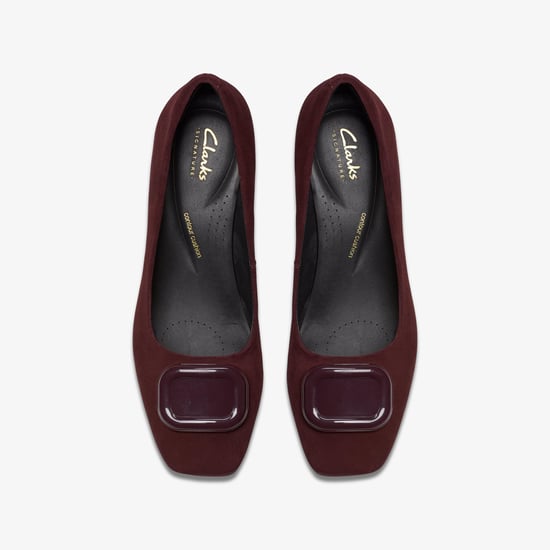 Fernie Trim Merlot Suede Schuhe - Image 6