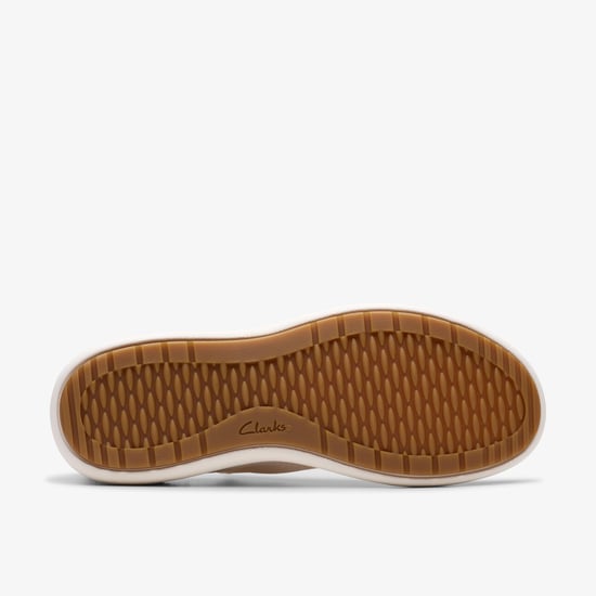 Clarks Nalle Step White Knit, Schuh - Weiß - Image 3