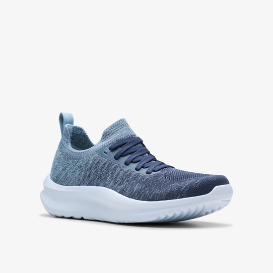 Solevana Lace Light Blue Combi Sneakers - Image 4
