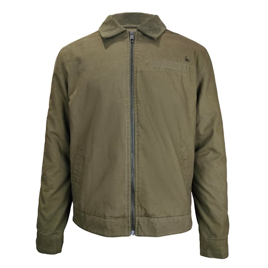 Jack Wills - Varsity-Jacke (US-College-Stil) für Herren, Mit Kragen (Oliv) - Image 2
