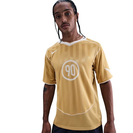 Nike - "T90 Energy" Trikot für Herren, V-Ausschnitt, kurzärmlig (Gold) - Image 2