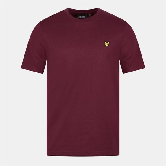 Lyle & Scott - T-Shirt für Herren, Baumwolle (Burgunderrot) - Image 1