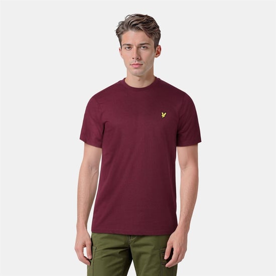 Lyle & Scott - T-Shirt für Herren, Baumwolle (Burgunderrot) - Image 3
