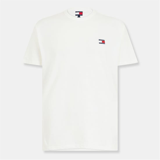 Tommy Jeans - T-Shirt für Herren,Abzeichen (Ecru) - Image 1