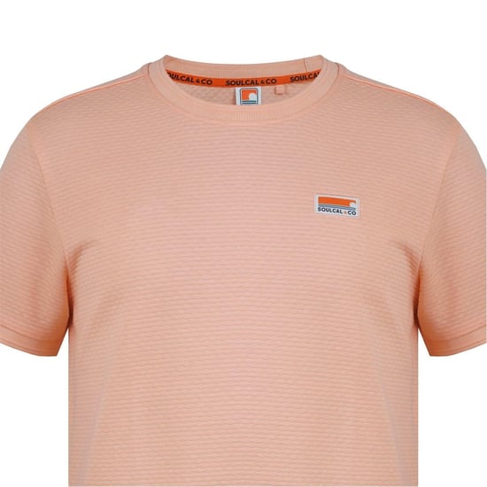 SoulCal - T-Shirt und Shorts für Herren, Rundhalsausschnitt (Pfirsich) - Image 4