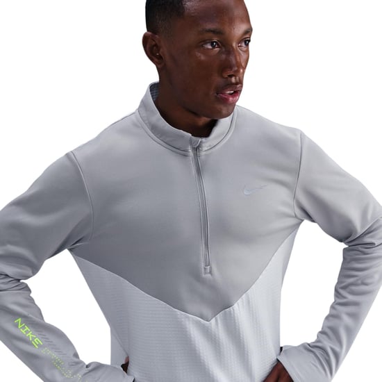 Nike - "Pacer" Oberteil für Herren, mit kurzem Reißverschluss, Dri-FIT (Platin) - Image 3