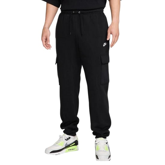 Nike - "Sportswear Club" Cargo Jogginghosen für Herren (Schwarz/Weiß) - Image 5