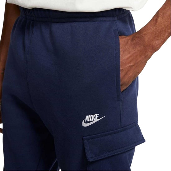 Nike - "Sportswear Club" Cargo Jogginghosen für Herren (Marine/Weiß) - Image 4