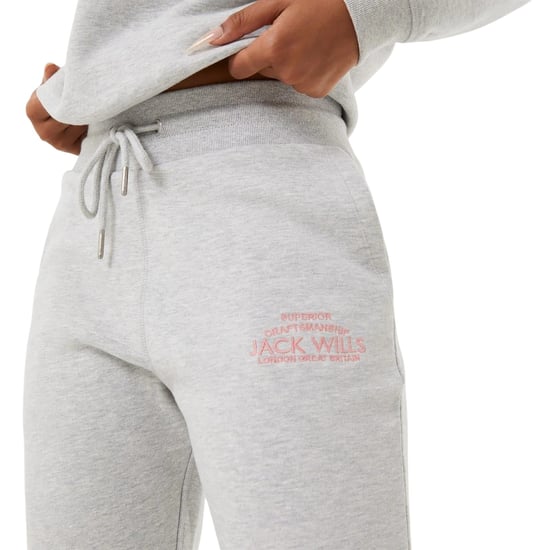 Jack Wills - "Hunston" Jogginghosen für Damen (Grau meliert) - Image 4