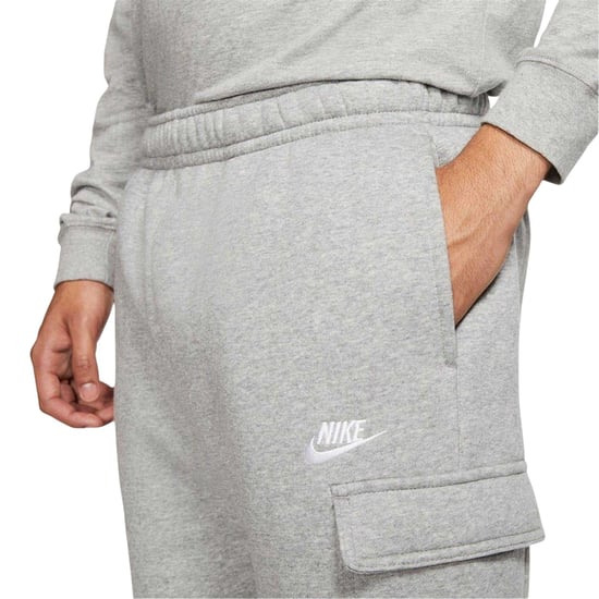 Nike - "Sportswear Club" Cargo Jogginghosen für Herren (Dunkelgrau/Weiß) - Image 4