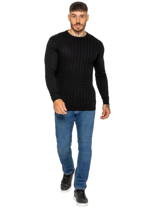 Enzo Milano | Herren-Pullover mit Zopfmuster - Image 2