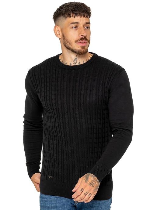 Enzo Milano | Herren-Pullover mit Zopfmuster - Image 3