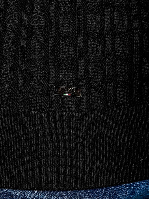 Enzo Milano | Herren-Pullover mit Zopfmuster - Image 4