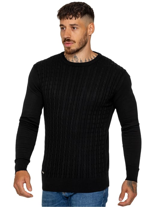 Enzo Milano | Herren-Pullover mit Zopfmuster - Image 5