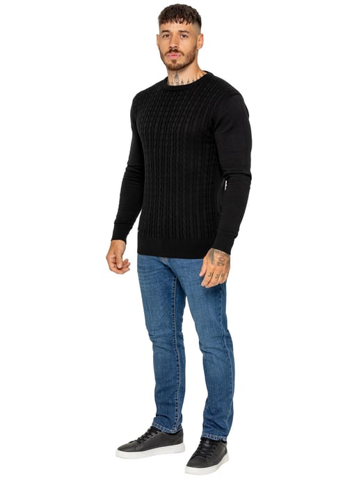 Enzo Milano | Herren-Pullover mit Zopfmuster - Image 6