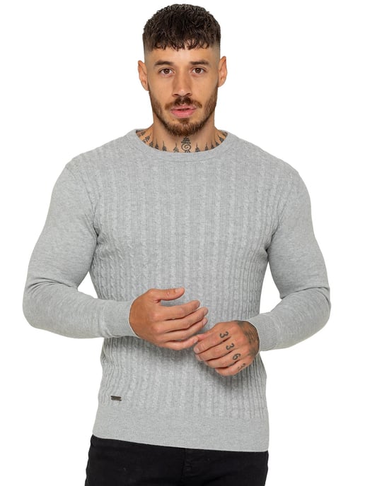 Enzo Milano | Herren-Pullover mit Zopfmuster - Image 1