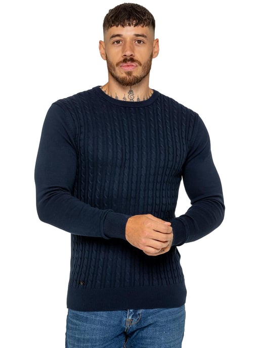 Enzo Milano | Herren-Pullover mit Zopfmuster - Image 1