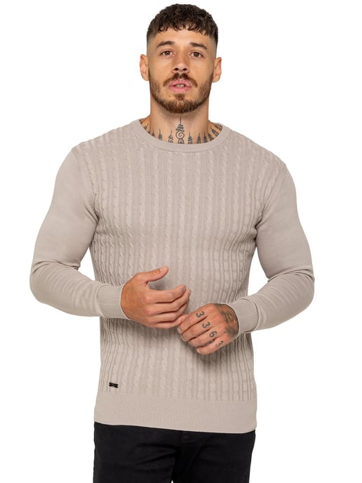 Enzo Milano | Herren-Pullover mit Zopfmuster - Image 1