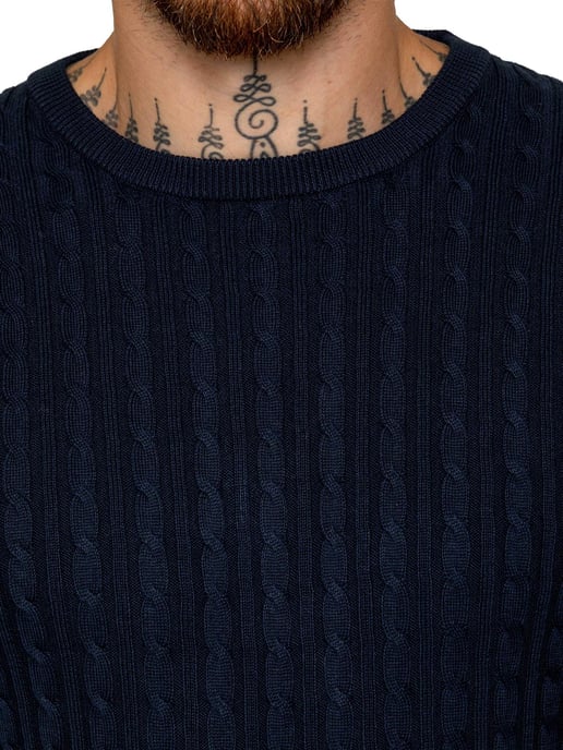 Enzo Milano | Herren-Pullover mit Zopfmuster - Image 2