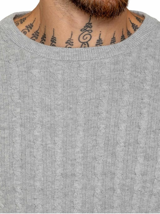 Enzo Milano | Herren-Pullover mit Zopfmuster - Image 2