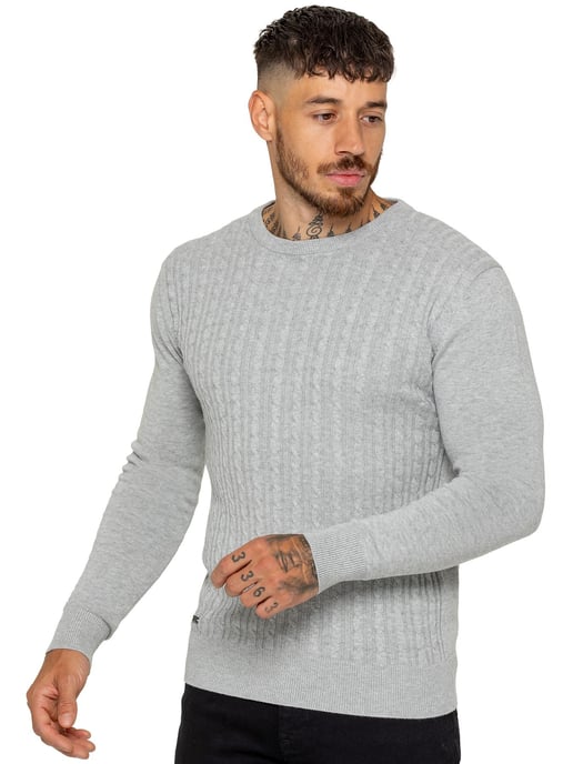Enzo Milano | Herren-Pullover mit Zopfmuster - Image 3