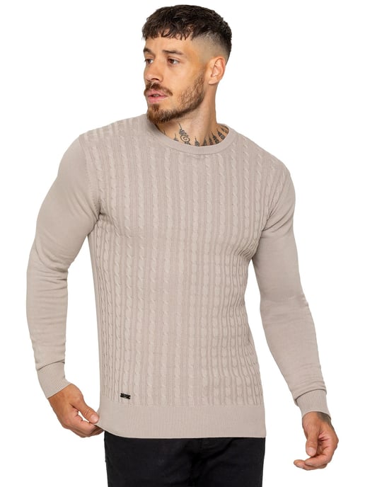 Enzo Milano | Herren-Pullover mit Zopfmuster - Image 3