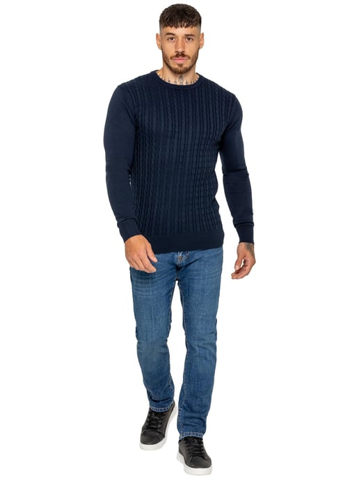 Enzo Milano | Herren-Pullover mit Zopfmuster - Image 4