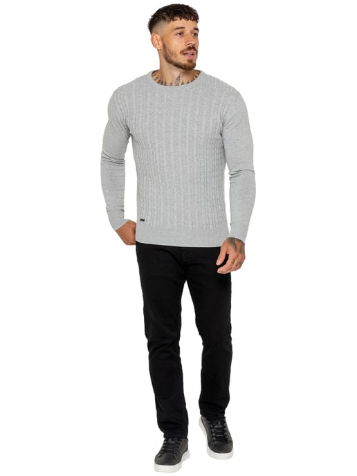 Enzo Milano | Herren-Pullover mit Zopfmuster - Image 4