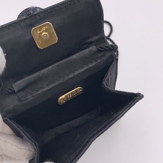 Fendi Vintage Stoff-Umhängetasche Minaudiere - Image 3