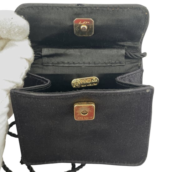 Fendi Vintage Stoff-Umhängetasche Minaudiere - Image 5