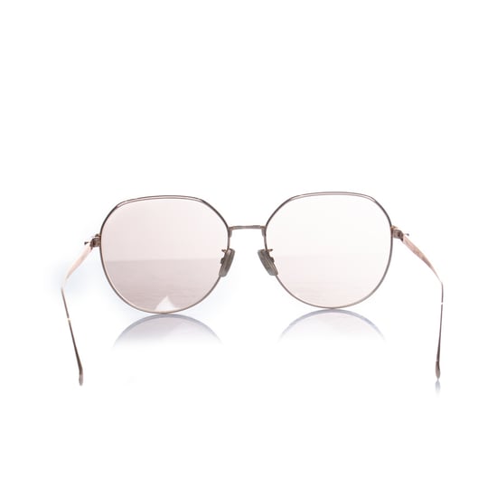 Fendi, FF übergroße verspiegelte Sonnenbrille in Rosé - Image 5