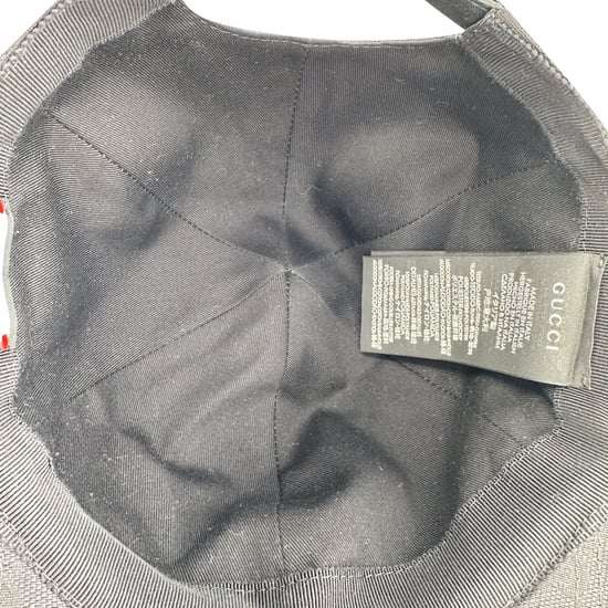 Gucci GG Monogram Web Baseballkappe aus schwarzem Canvas - Image 6
