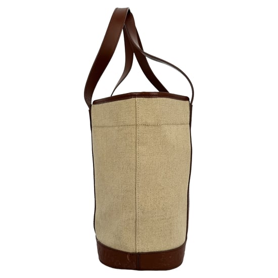 A.P.C. Hélène Einkaufstasche aus beigem Jute-Canvas - Image 3