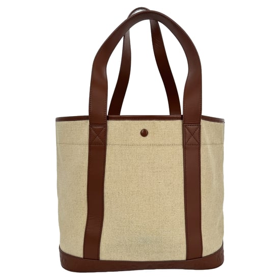 A.P.C. Hélène Einkaufstasche aus beigem Jute-Canvas - Image 4