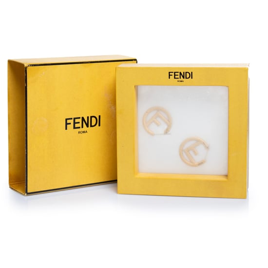 Fendi, F steht für Fendi Creolen in Gold - Image 2