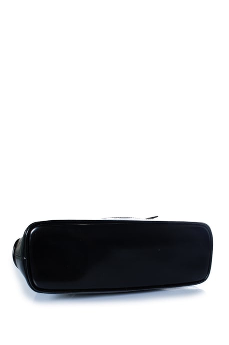 Gucci, Schwarze Tasche aus hochglänzendem Bambusleder - Image 5