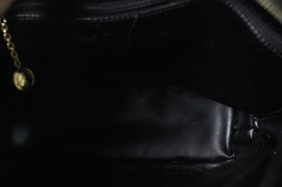 Gucci, Schwarze Tasche aus hochglänzendem Bambusleder - Image 6