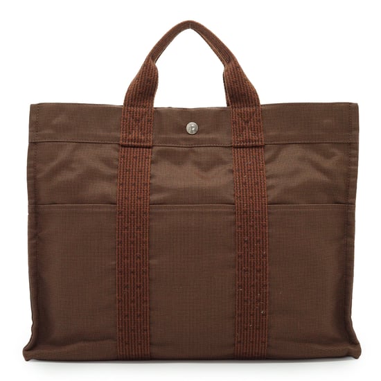 Hermes Vintage Stoffschultertasche Herline - Image 1