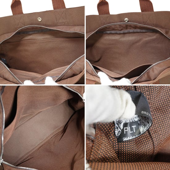 Hermes Vintage Stoffschultertasche Herline - Image 5